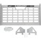 Buyers Products 54in Gloss White Kabgard with mounting kit for Dual-Wheel Service Bodies 5405427 - alternate 5